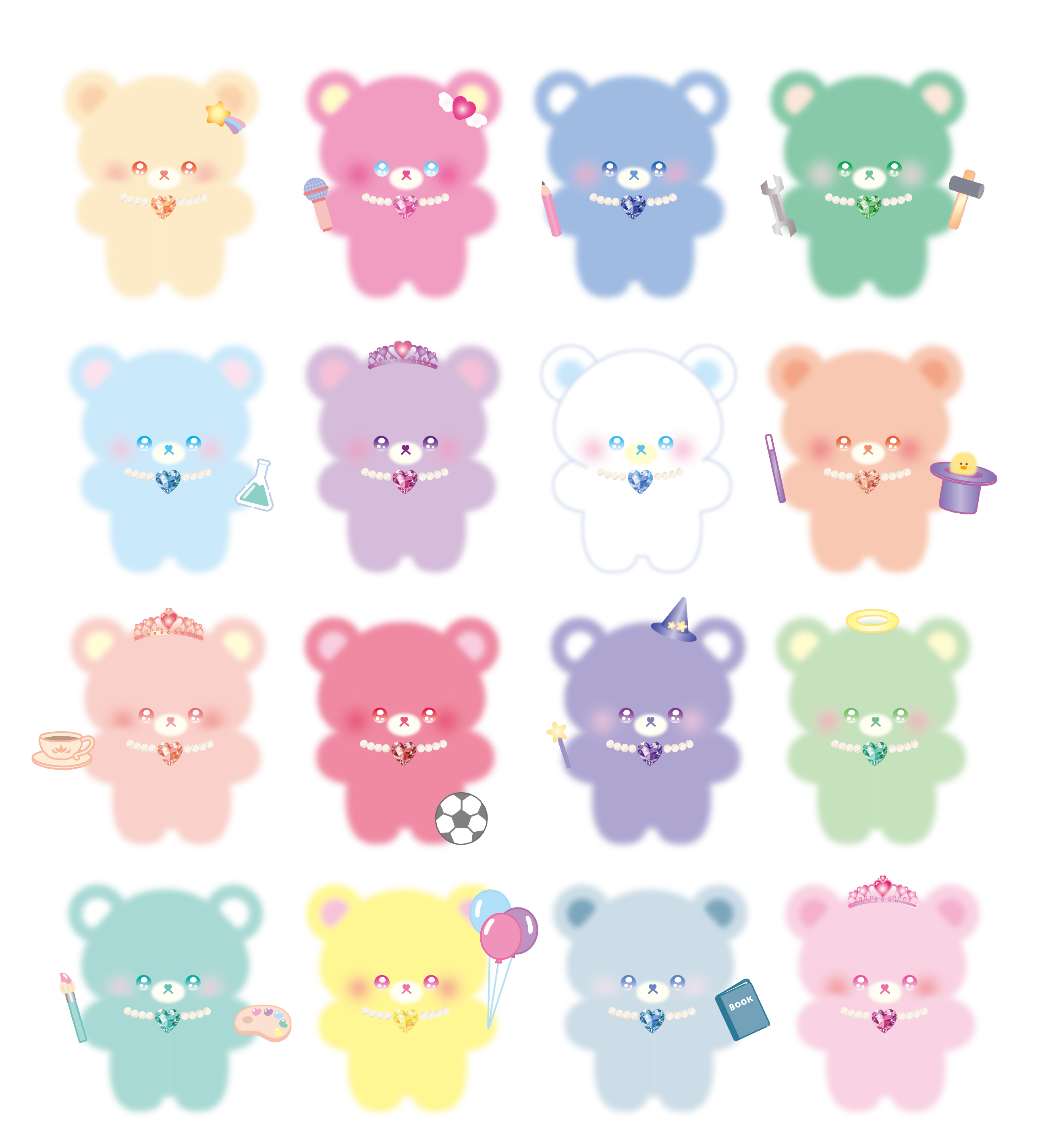 ゆめいろべあーずのくまたち